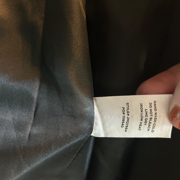 Lulus Captain’s Blog Black Double-Breasted Coat Size Small Neutral Jacket - Picture 8 of 12